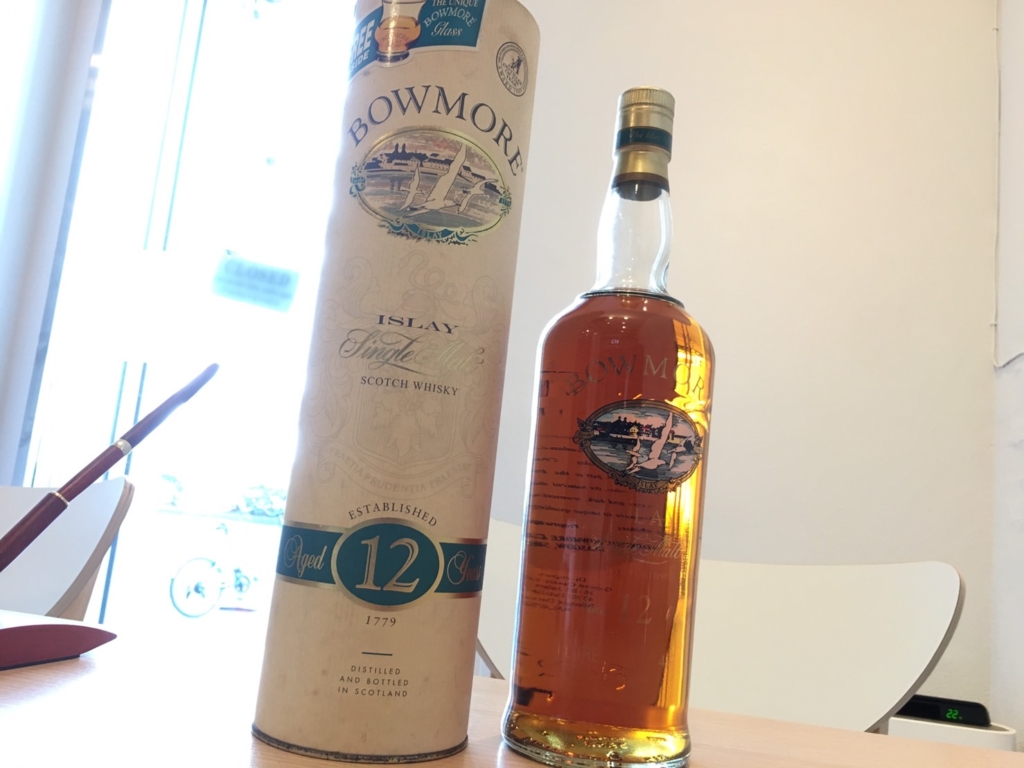 ボウモア(bowmore)12年 旧ボトル カモメラベル - ウイスキー